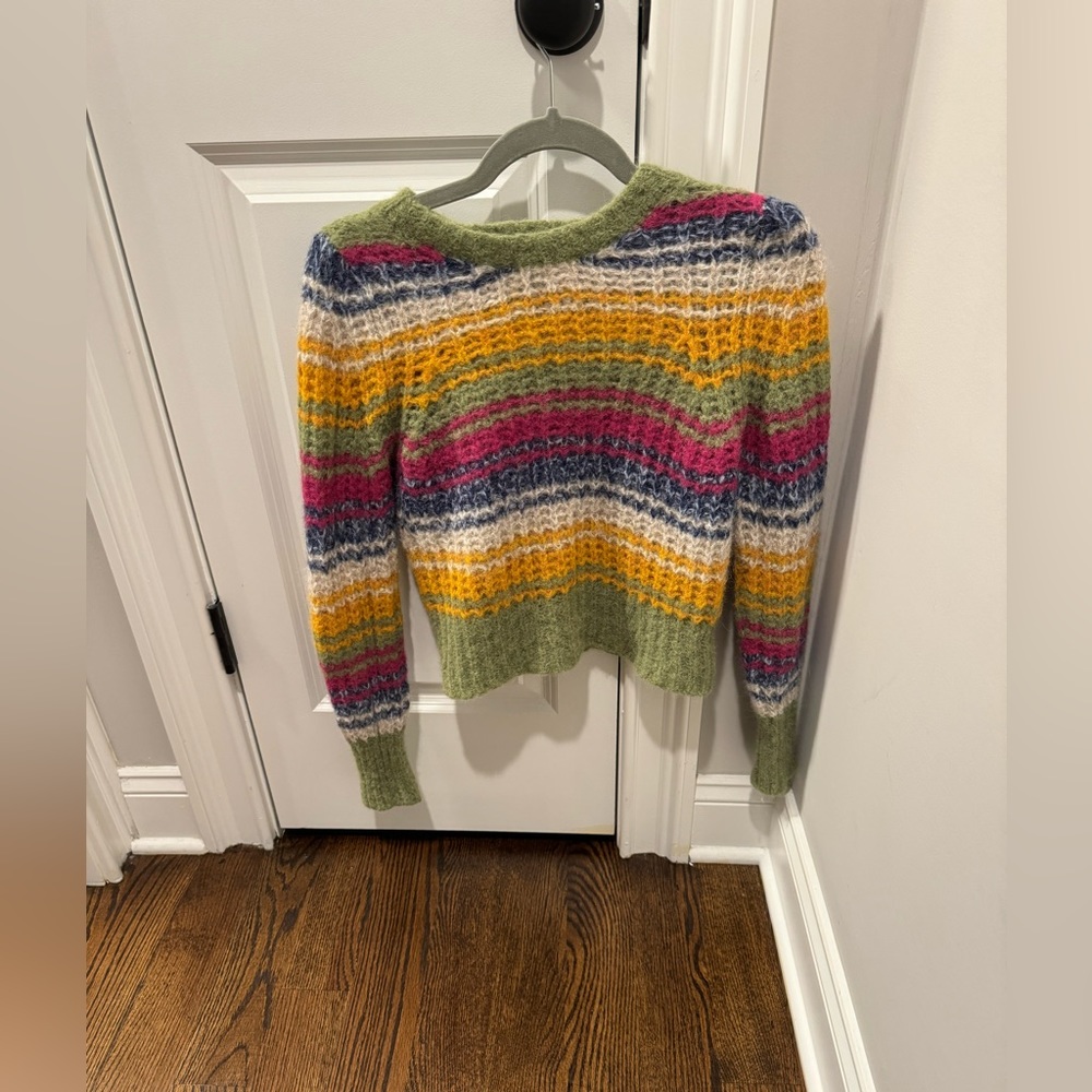 MOTHER Puff-Sleeve Sweater